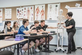 Unterrichtssituation in der Physio- und Ergotherapie