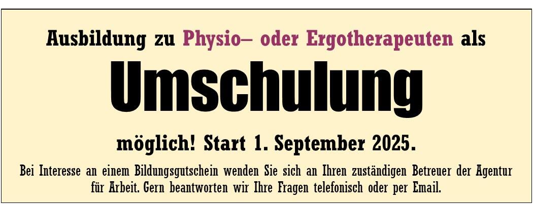 Umschulung 2025